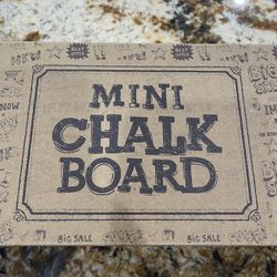 Mini Chalk board Signs