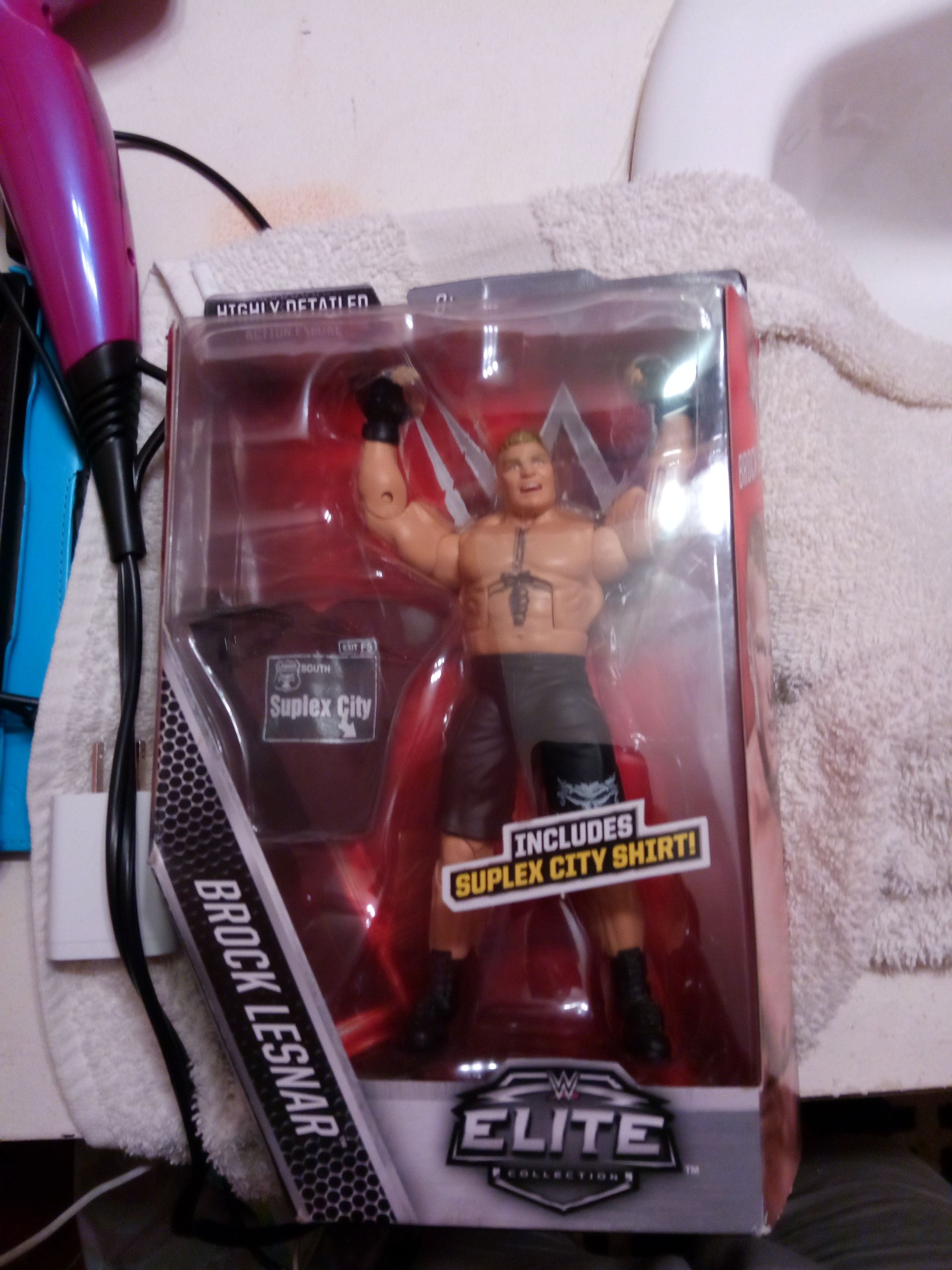 WWE Brock Lesnar figure GameStop exclusive
