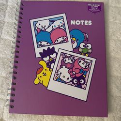 Sanrio Spiral Notebook