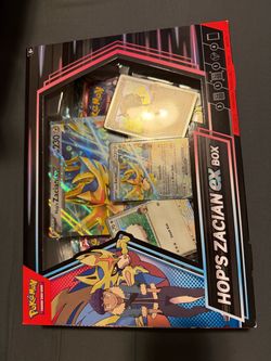 Hop’s Zacian EX Box Pokemon