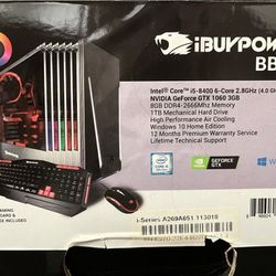 Gaming PC i5-8400 GTX 1060 RGB Desktop – Ready to Use