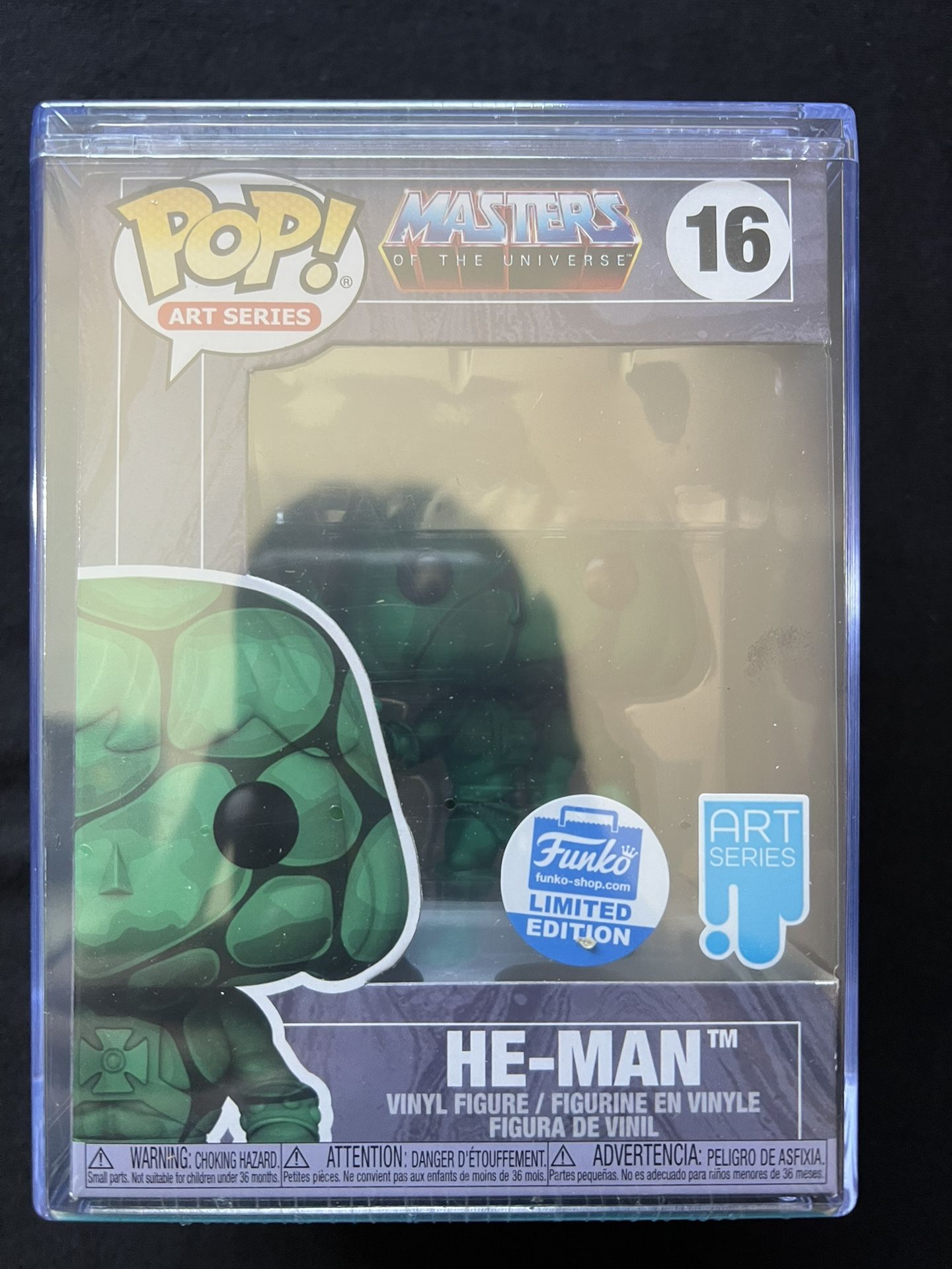 Funko POP He-Man Artist Series w/Official Funko Protector 