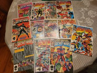 MARVEL SUPER HEROES SECRET WARS #1-12  COMPLETE SET 1ST APPEARANCE SYMBIOTE KEY ISSUES AVENGERS SPIDERMAN VENOM 