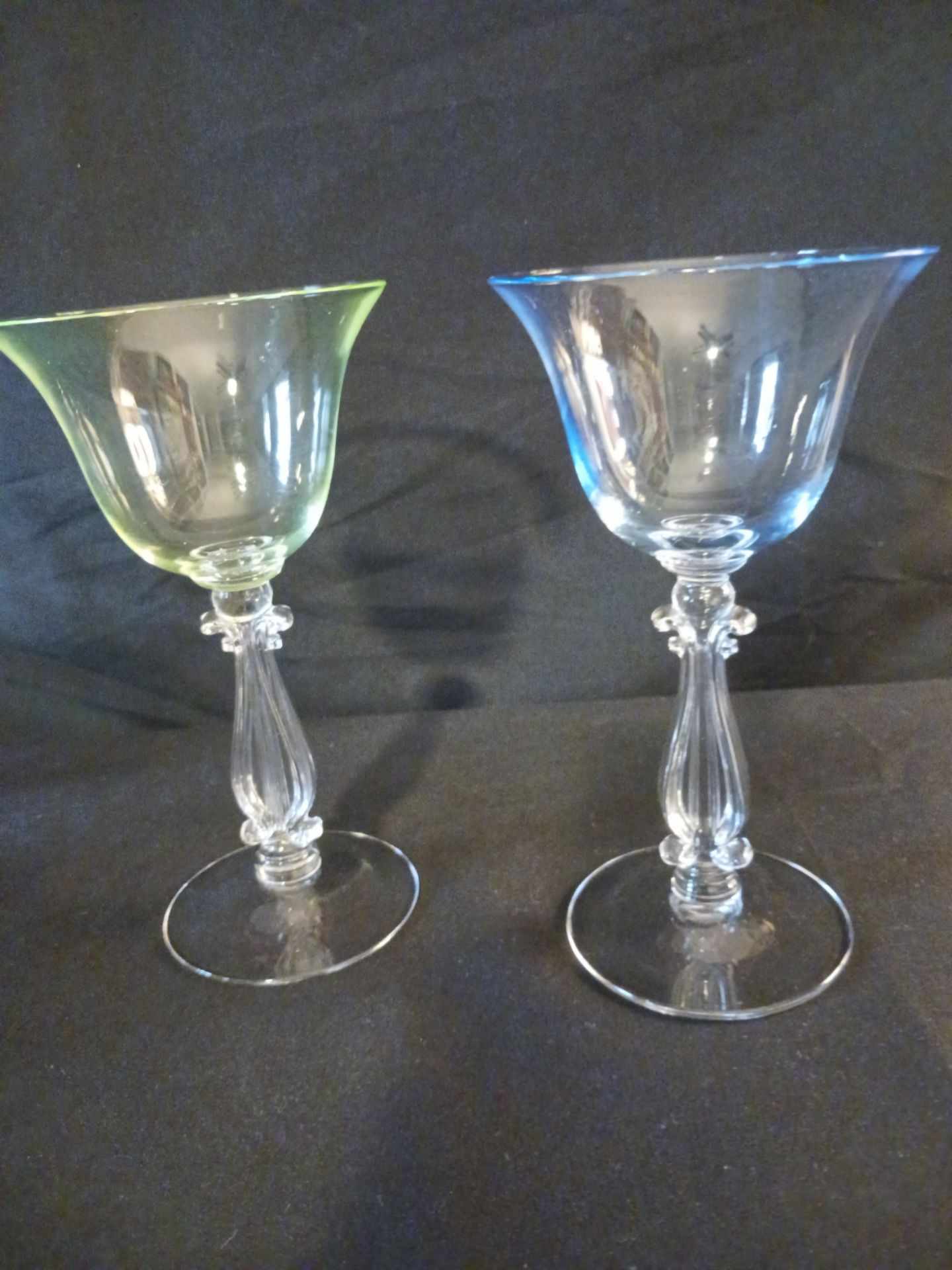 Cambridge Regency Stradivari cocktail glasses