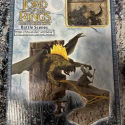 Lord of the Rings Armies of Middle-earth Bridge at Khazad-dûm with Balrog Battle Scene