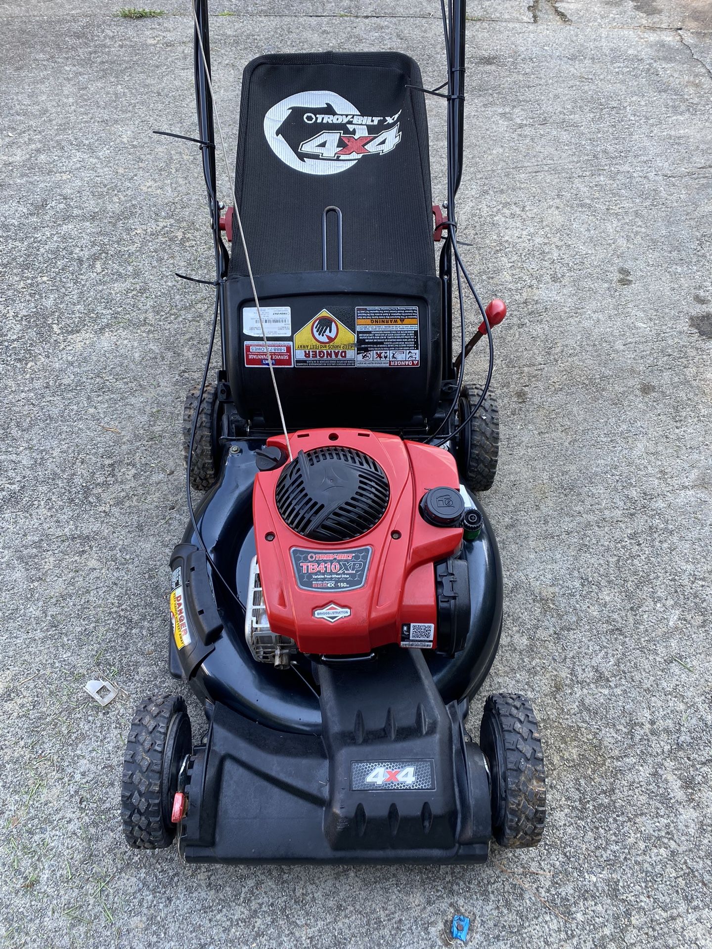 Troy Bilt. TB410XP Self-Propelled,4X4 Lawn mower.