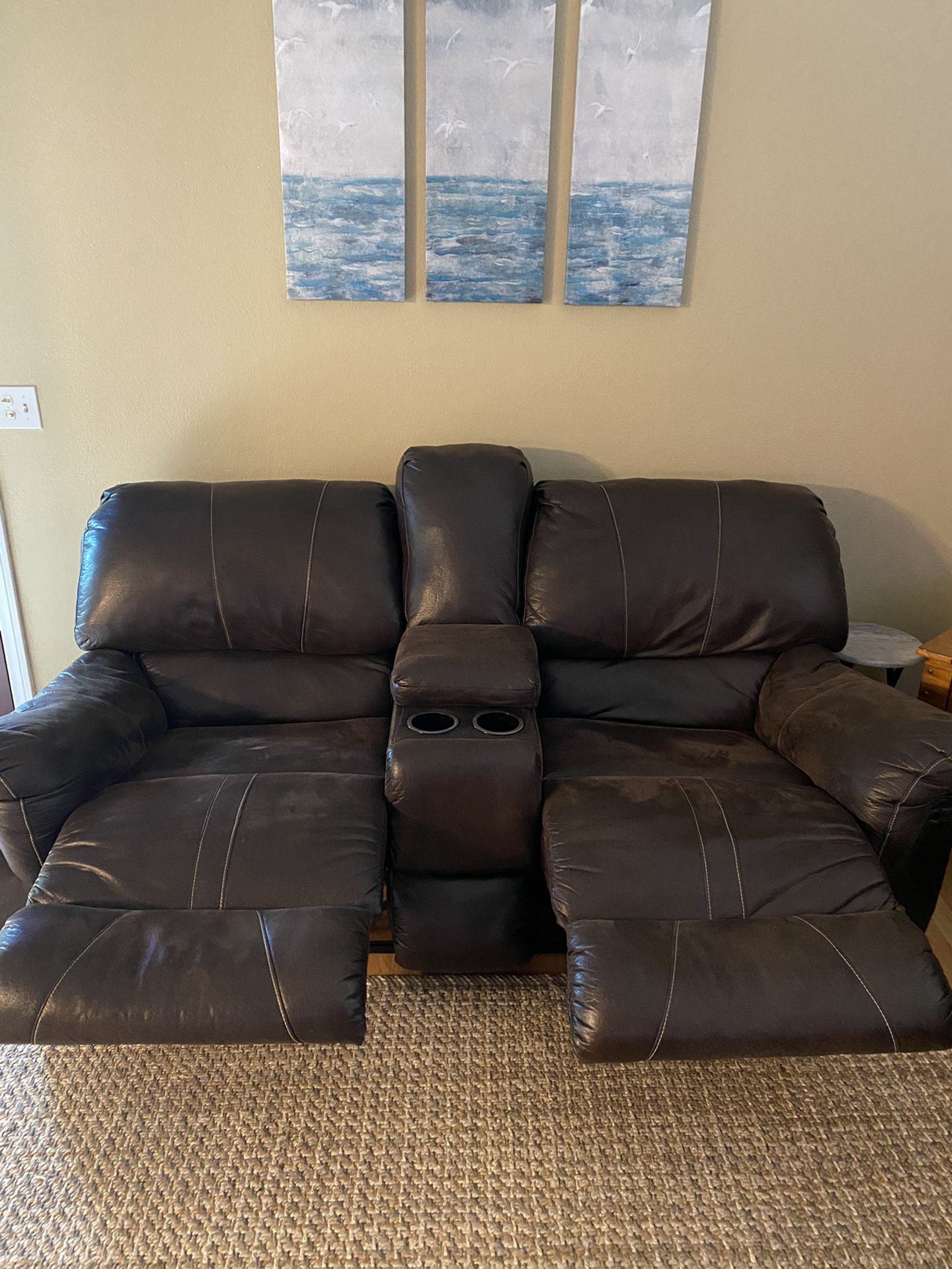 Recliner couch and Love Seat