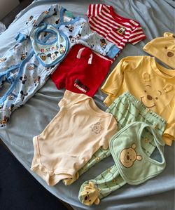 Disney Baby Clothing Bundle Mickey & Winnie the Pooh