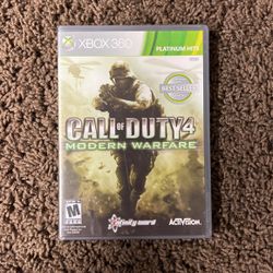 Call Of Duty Modern Warfare Xbox360 Video Game