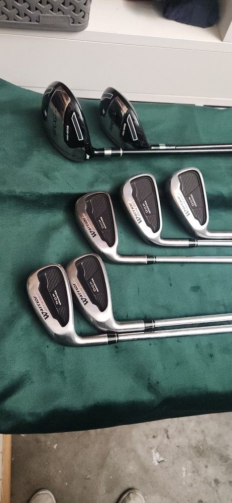 Left-Handed Golf Club Set – Warrior Irons 5-9 + Pro-Edge Woods – Excellent Condition
