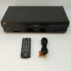 JVC,VCR with Remote And Cable. Works Fine!