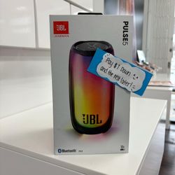 JBL Pulse 5 Portable Bluetooth Speaker With Light Show - Payments Available - Pay $1 Down To take It home