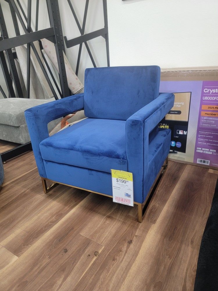New Blue Accent Chair