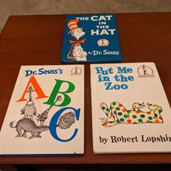 Lot of 3 Dr Seuss Hardcover