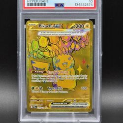 Pokemon PSA 10 – Pikachu ex 179 – Prismatic – GEM Mint Slab