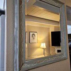 Beautiful Refinished Mirror...Shabby Chic/Farmhouse