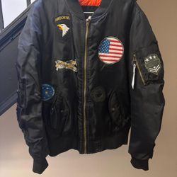 Military bomber jacket size XL excellent condition