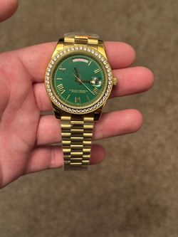 Mens Watch  with Diamond stones