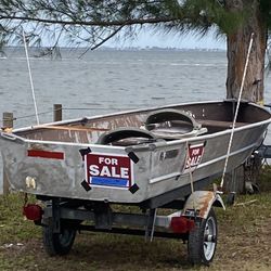 Aluminum 14 foot boat