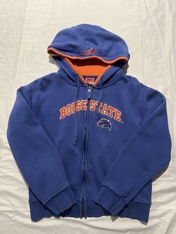Boise State Broncos Zip-Up Hoodie – Blue & Orange