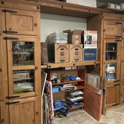 Oak Entertainment Center 