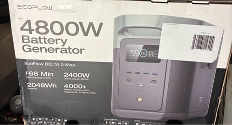 Ecoflow 4800 watts power generator battery solar