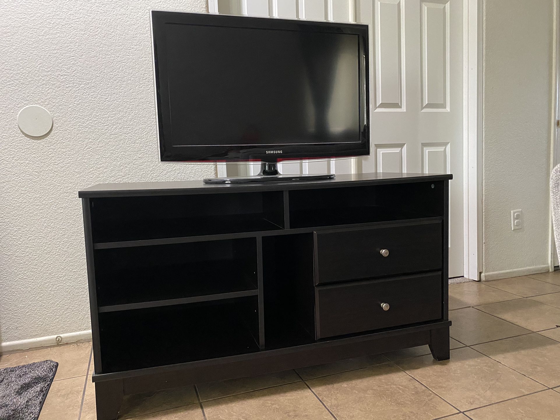 Tv Stand With Two Drawers. Tv Not Included