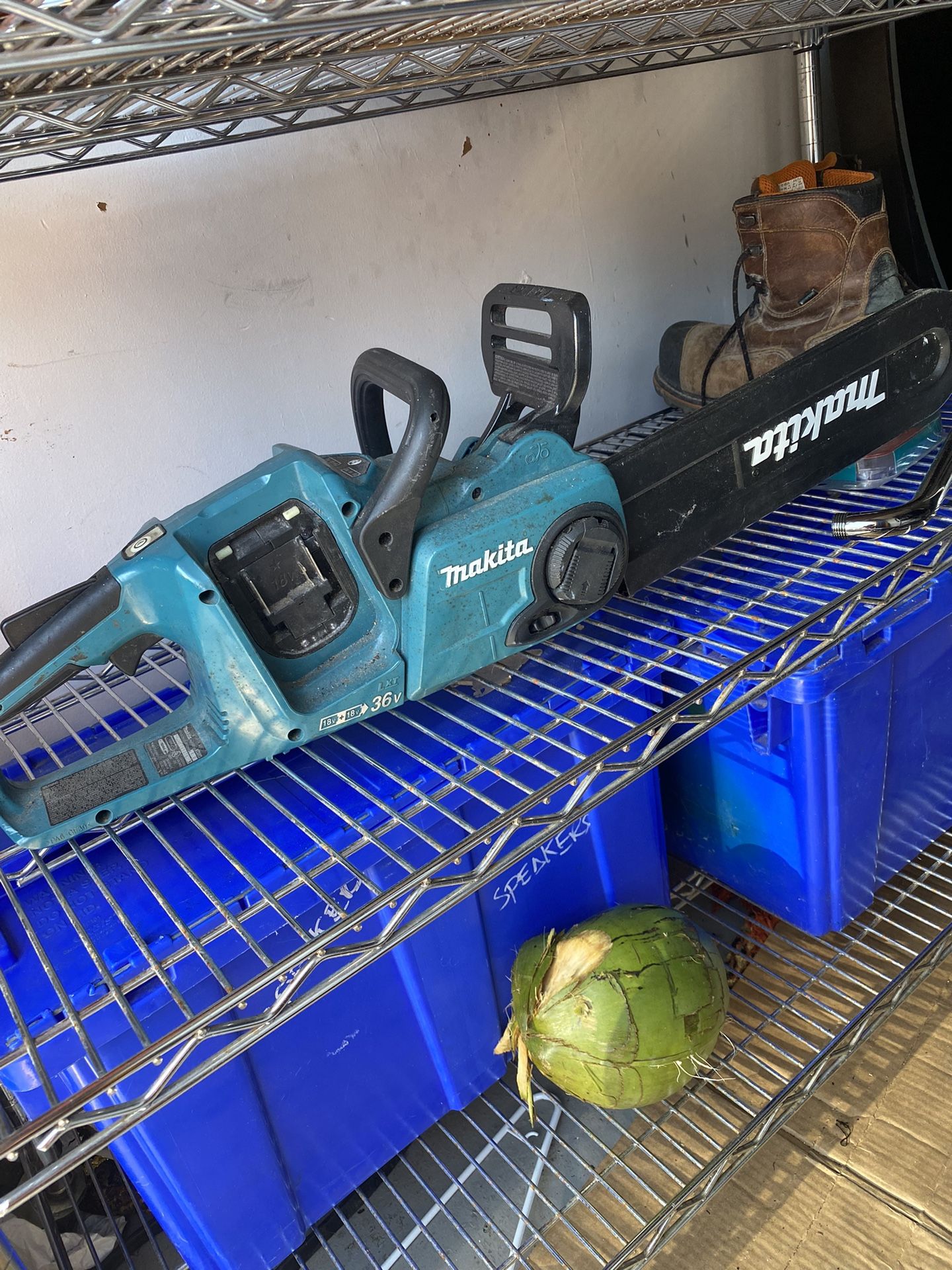 Makita Double Battery Chainsaw Bare Tool No Batteries Included