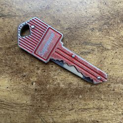 Supreme key knife red keychain Original