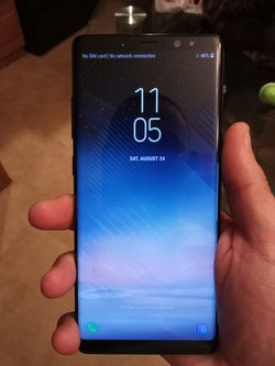 Unlocked Samsung Galaxy note 8 mint condition for sale or trade for a T-Mobile or unlocked phone