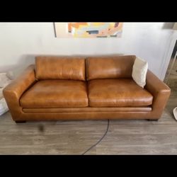 Leather Couch 