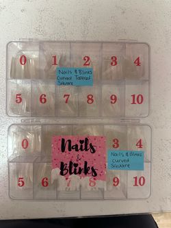 Curved Nail Tips- Nails & Blinks