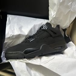 New Jordan 4 “Black Cat” Size 9M 11M 11.5M 12M