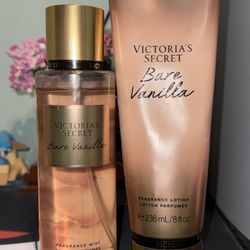 Vanilla Bare Victoria Secret Mist and Lotion Bundle