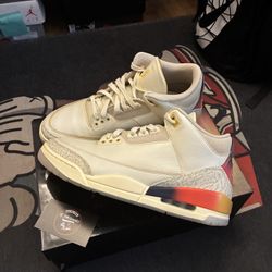 Jordan 3 J Balvin Sunset Sz 12