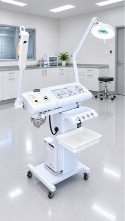 9-in-1 Professional Facial Beauty Machine with Facial Steamer, Magnifying Lamp & Multi-Function Skin Care Tools – WS-9004