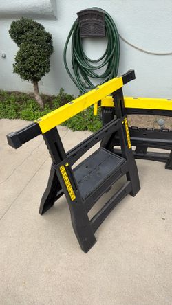 Stanley adjustable folding sawhorse