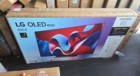 65C4 65” LG smart 4k oled hdr tv