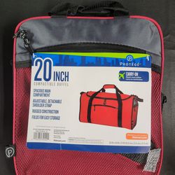20x10x11 Compactible Duffel Bag, Carry-on Size, New In Package 