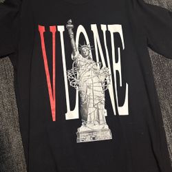 Red Vlone statue of liberty tee 