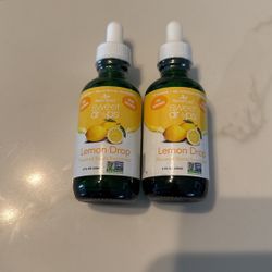 2 Bottles of 2oz / 60ml Lemon Drop Flavored Stevia Sweetner 
