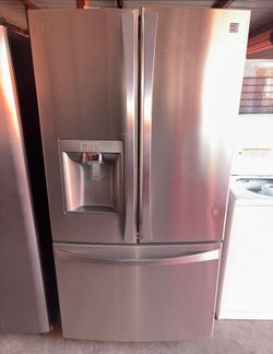 Kenmore Stainless Steel Refrigerator And Freezer