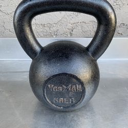 30lb. YES 4/For All Black Finish Kettlebell Kettlebells 