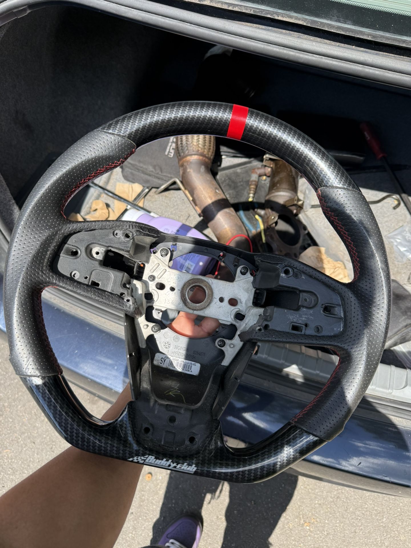 BuddyClub Carbon Fiber Steering Wheel