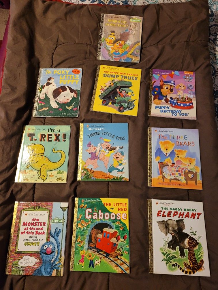 Little Golden Books Set Of 10