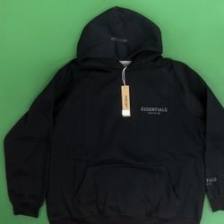 Essentials Black Hoodie