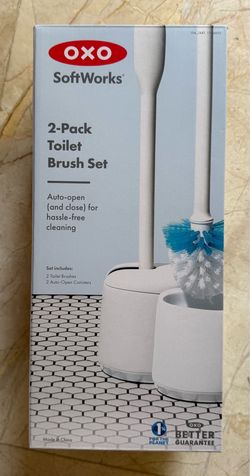 OXO Toilet Brush Set - 2pk NEW