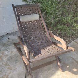 Eucalyptus Swing Outdoor Lounge Chair