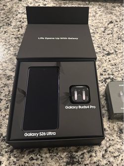 Samsung Galaxy S26Ultra 256 T- Mobile + Galaxy Buds pro 4