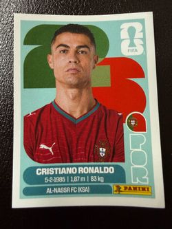 2026 Panini FIFA World Cup Ronaldo #POR15 sticker.